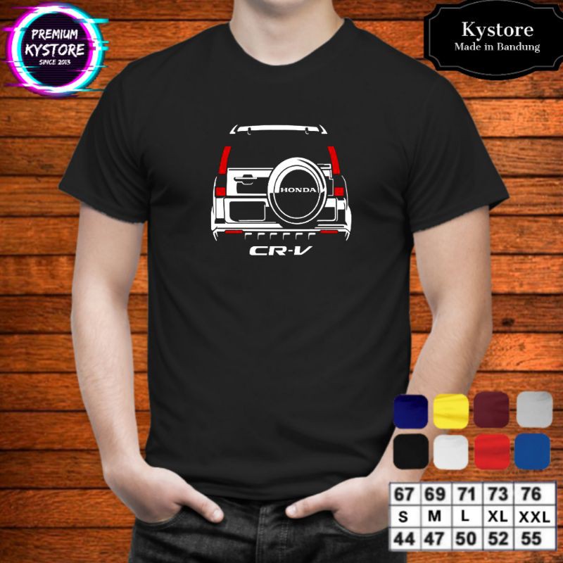 Kaos Mobil CRV, kaos logo mobil