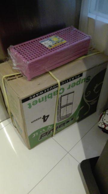 Lemari Plastik / Laci / Lemari Pakaian / Rak Serbaguna Portable Naiba Ssn 4