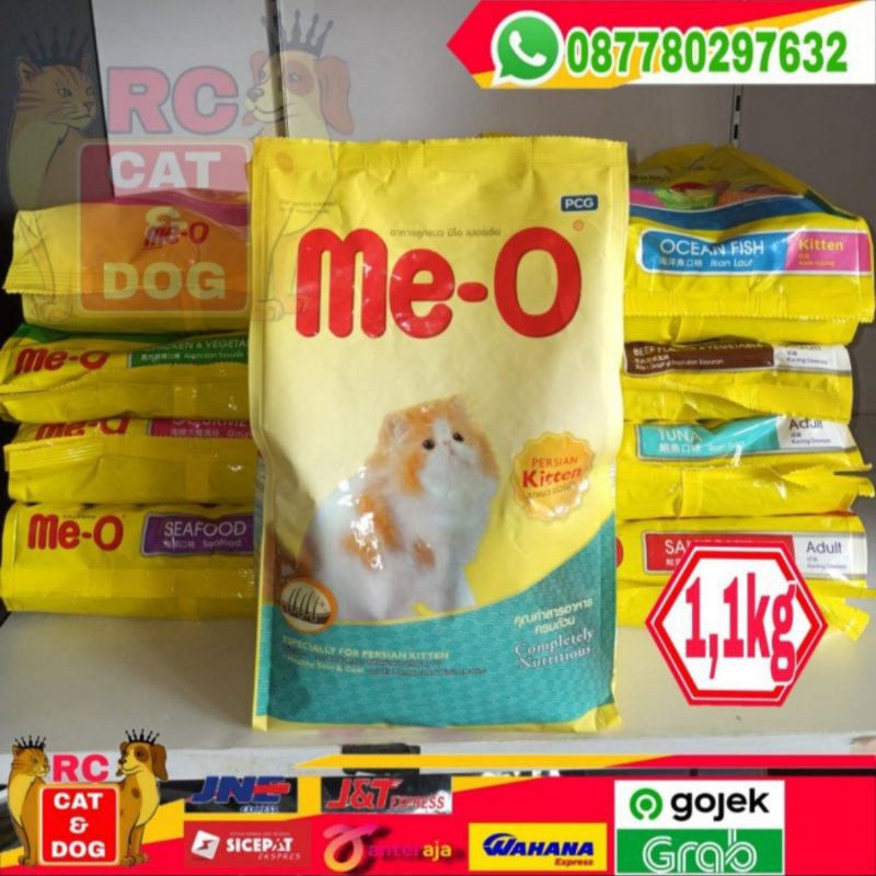 makanan kucing meo kitten persian 1,1kg cat food makanan kering