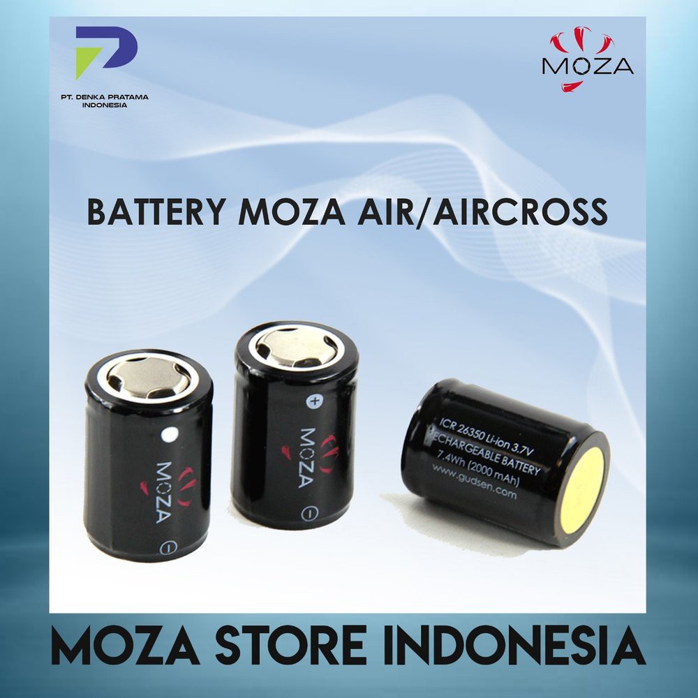 Promo  Battery Moza Air -Moza Aircross ICR 26350 3.7V - 3 pcs  Diskon