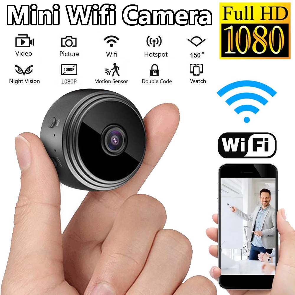 CCTV Mini Portable Dengan WIFI - CCTV Wifi Mini - CCTV Wireless - CCTV Online - CCTV Kecil - Kamera Tersembunyi - Kamera Wifi - Kamera Mini - Kamera Wireless - Kamera Keamanan - Kamera Pengintai - Hidden Camera - Spy Camera