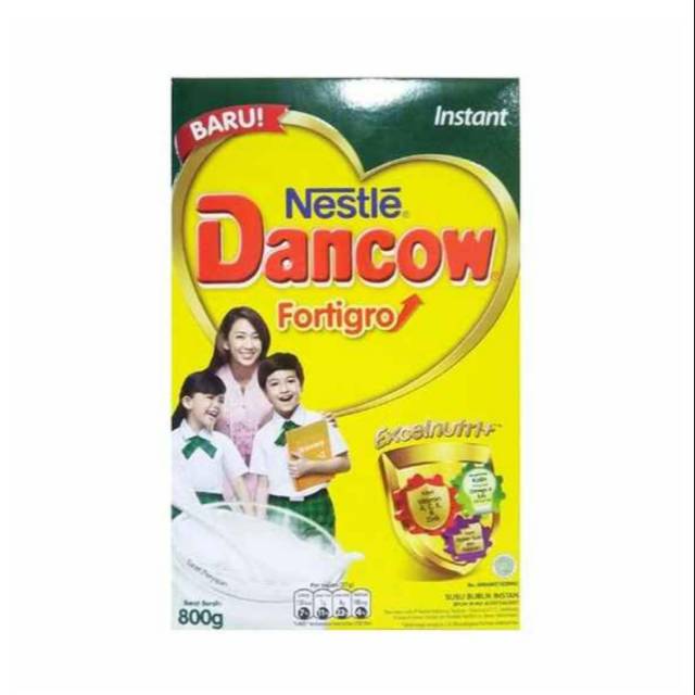 Dancow Instant FortiGro Putih Susu Formula [800 gr]