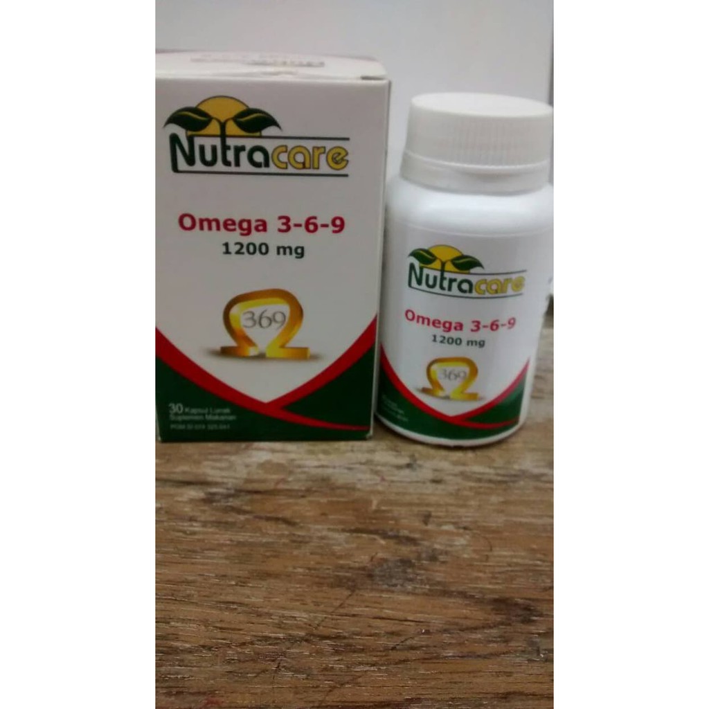 nutracare omega 369 1200 mg kolestrol jantung trigliserida omg