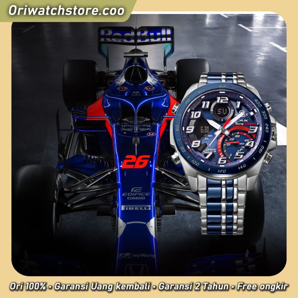 TERLARIS GARANSI JAM TANGAN PRIA CASIO EDIFICE ECB 900TR