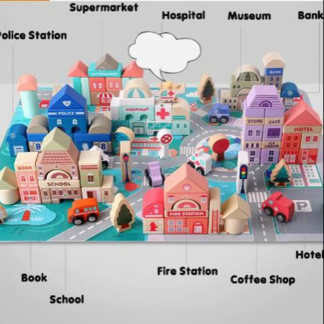 115 WOODEN CITY BLOCK TRANSPORTATION