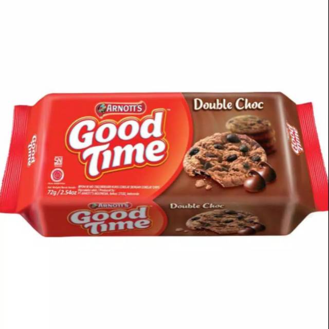 

GOOD TIME COOKIES DOUBLE CHOCO 80GR