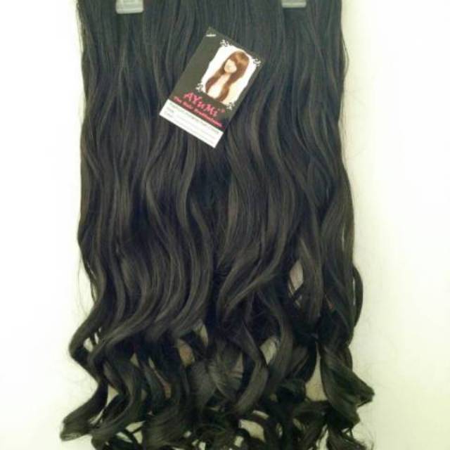 hairclip biglayer ayumi curly dan lurus murah