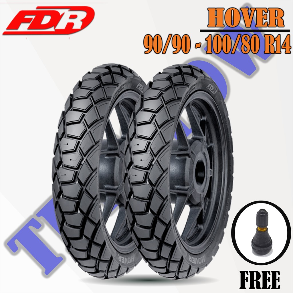 Paket Ban Motor Matic // FDR HOVER 90/90 - 100/80 Ring 14 Tubeless