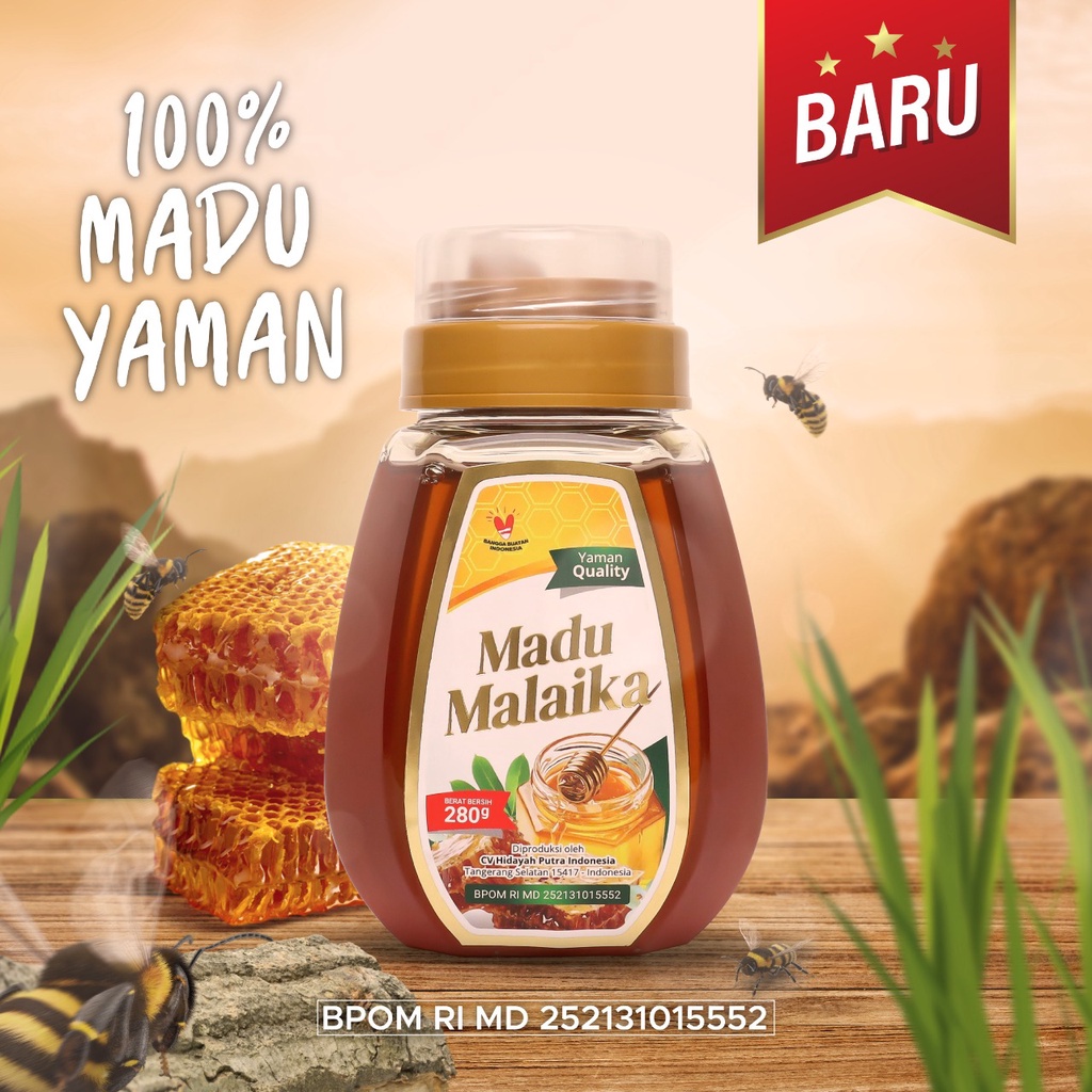 

Madu Asli Yaman Madu Marai Mara'i Maroi Madu Malaika Premium 280gr