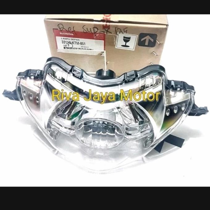 #@#@#@#@] reflektor lampu depan honda supra x 125 lama original 33110-ktm-851