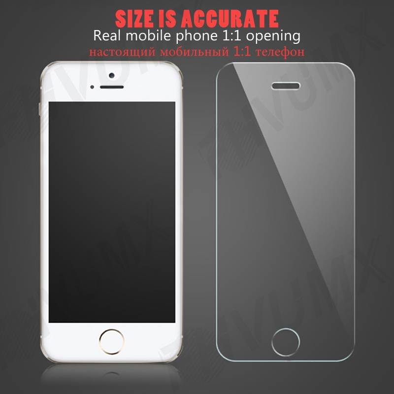 100D Transparent Tempered Glass For iPhone IPhone 11 12 Pro Max Mini Glass Screen Protector On iPhone 6 6s 7 8 Plus X XS Max XR SE 2020 Glass Protective Film