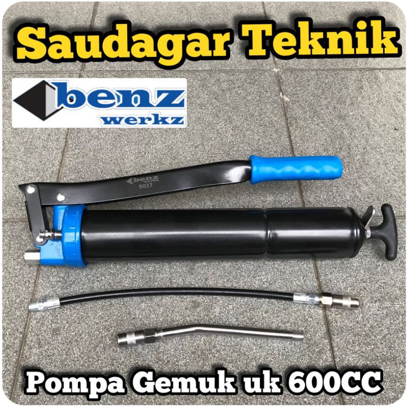 Pompa Gemuk Tangan 600gr / Pompa Stempet / Grease Gun by BENZ WERKZ