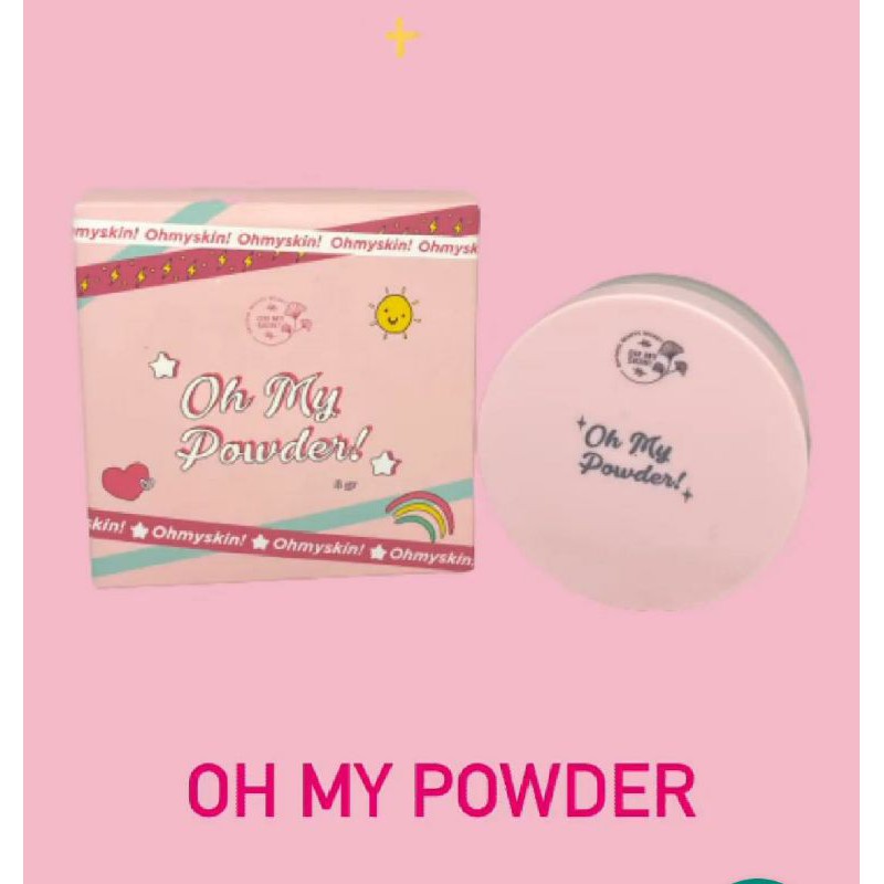 Oh My Powder  - Bedak Ohmyskin - Loose Powder Ohmyskin BPOM - Bedak Tabur Ohmyskin - Ohmypowder