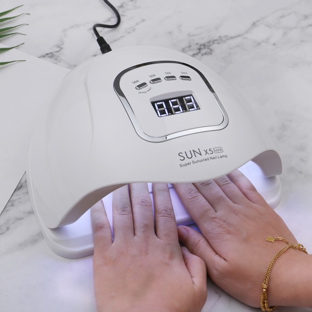 SUN UV X5 MAX 110W Pengering Kutek Gel Sensor Otomatis Nail Dryer