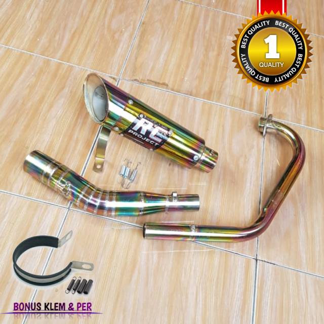 KNALPOT BYSON/VERZA SC PROJECT RAINBOW FULLSET