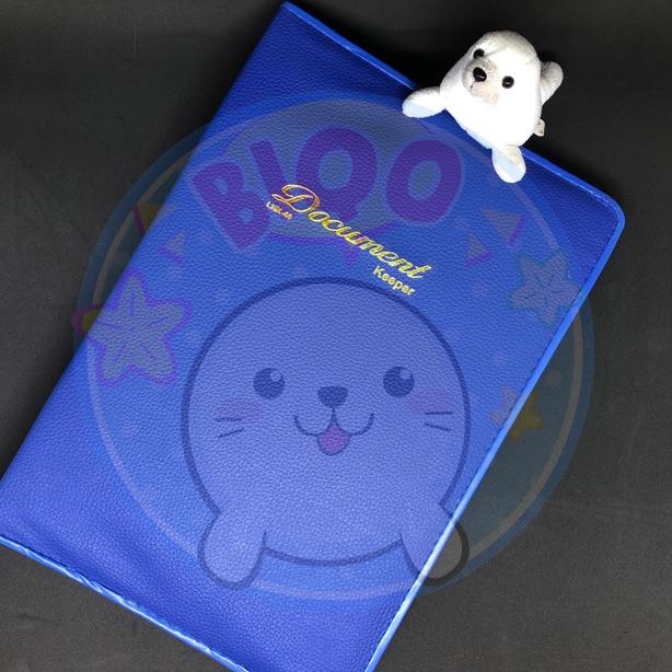 

[KODE PRODUK 87TVD8690] Map Dokumen / Document Keeper / Clear Holder Cover Kulit Isi 40 lbr