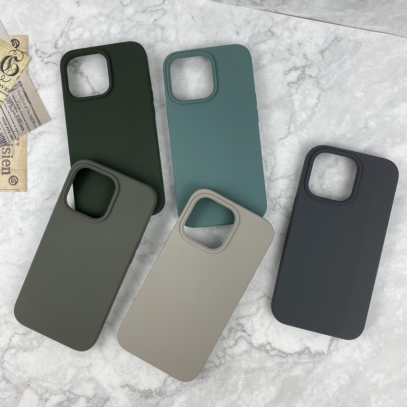 Soft Case Bahan Silikon Cair Dengan Logo Untuk iPhone 13 12 11 Pro X XS MAX XR 7 8 Plus