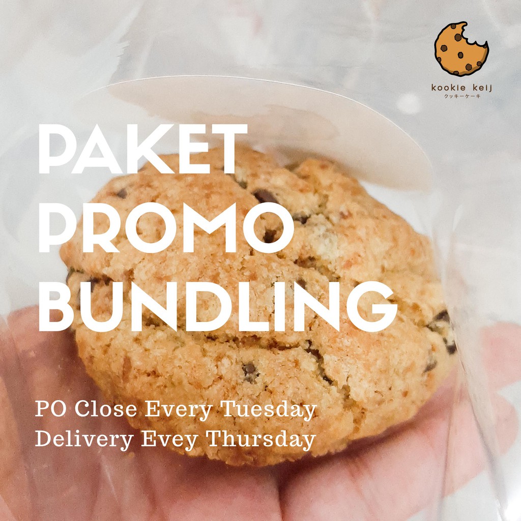 

PAKET PROMO BUNDLING Mohon Baca Keterangan Paket | Cookie Chocolate Chip Kue Kering Snack