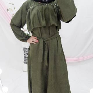  Baju  Muslim  Abaya Bordir Gamis  Maxi Dress Arab Saudi 