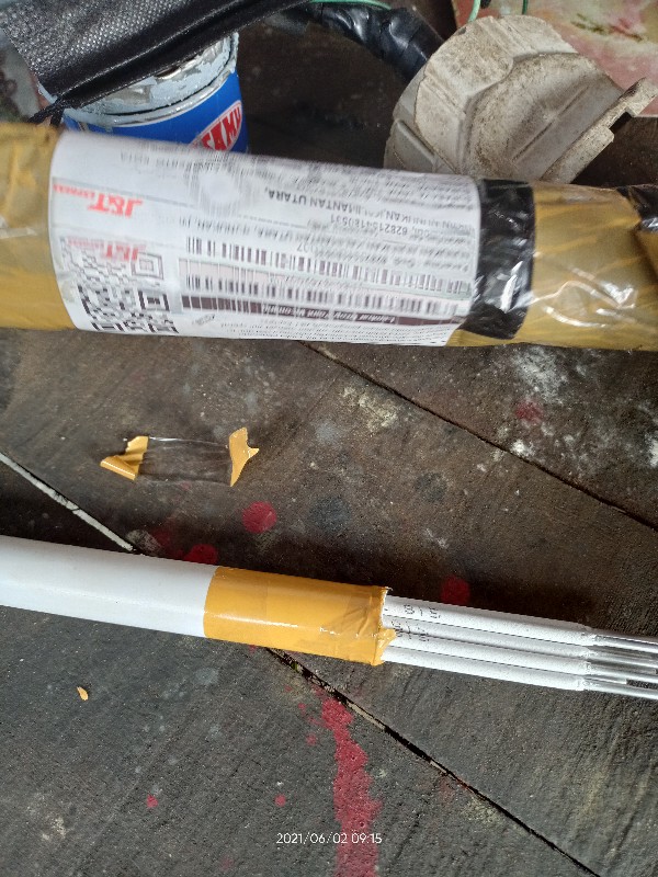 Kawat Las  Listrik Aluminium Grilumin 14 Diameter 2,5mm Dan 3,2mm