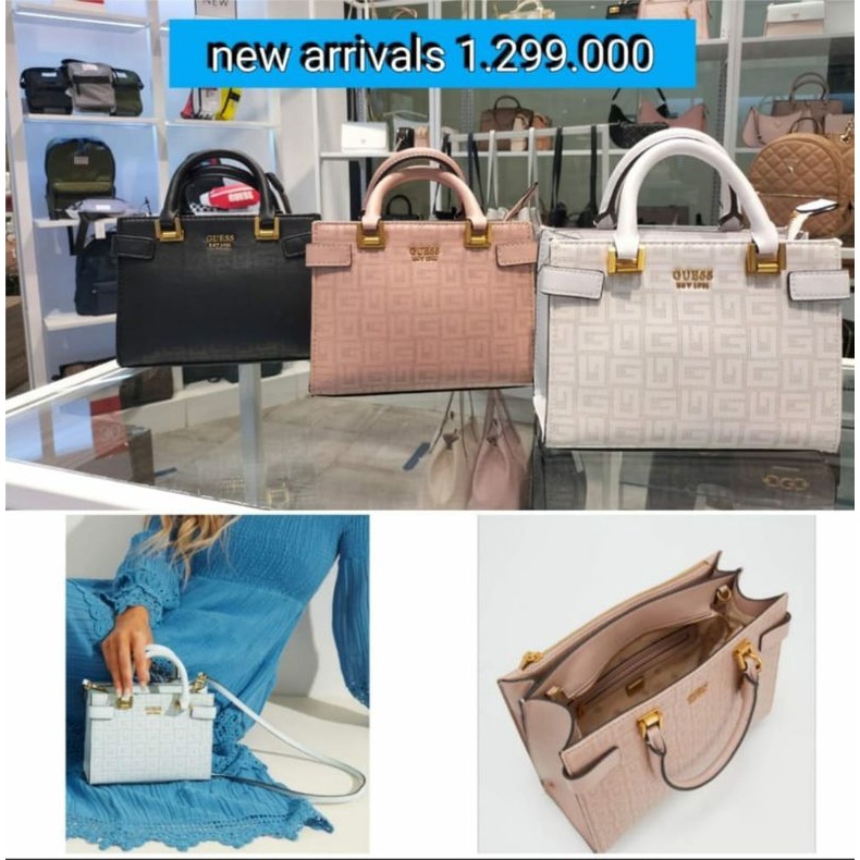 GUESS - ATENE MINI SATCHEL / TAS GUESS 100% ORIGINAL COUNTER