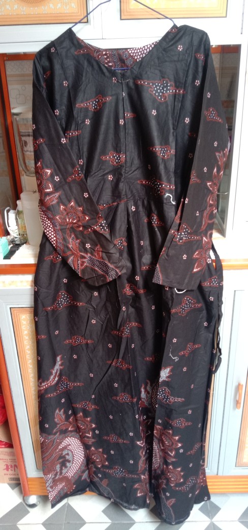 Ms Gamis Batik Sriwedari Maxi Bumil/busui Katun Sogan