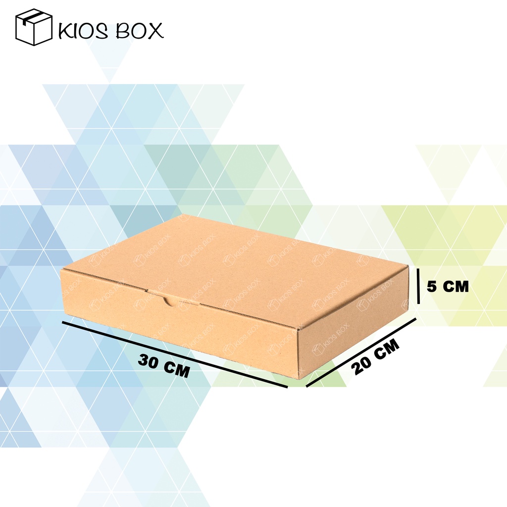 

Kardus Polos Box Die Cut 30x20x5