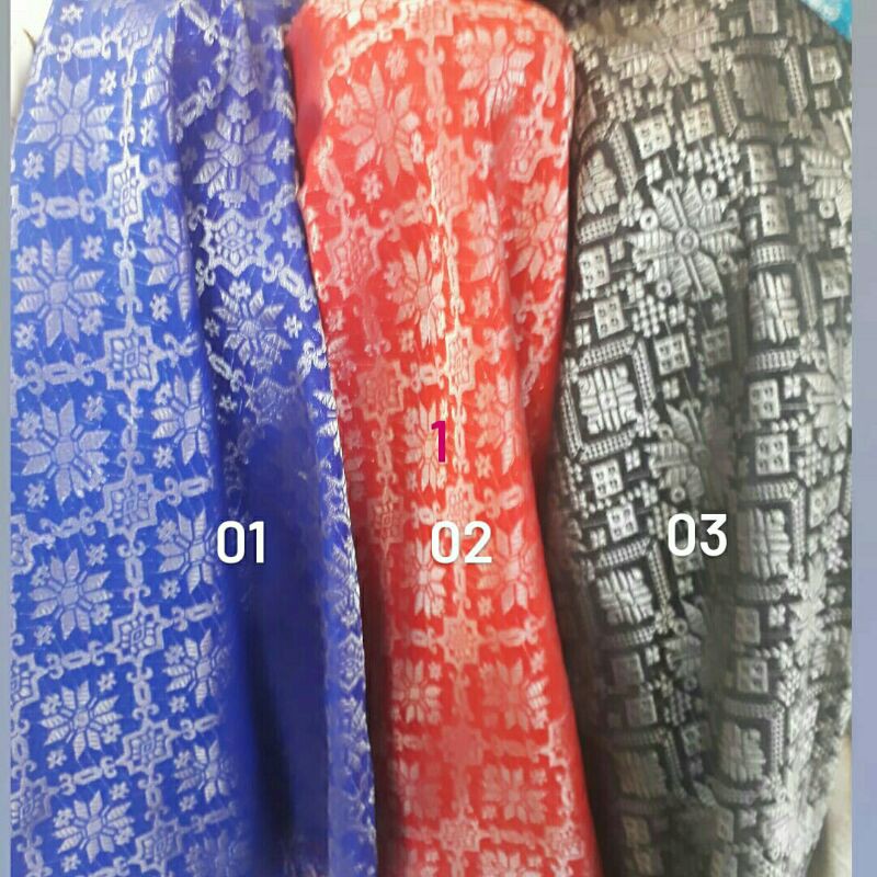 Bahan songket/Kain songket/Bahan songket semi Palembang