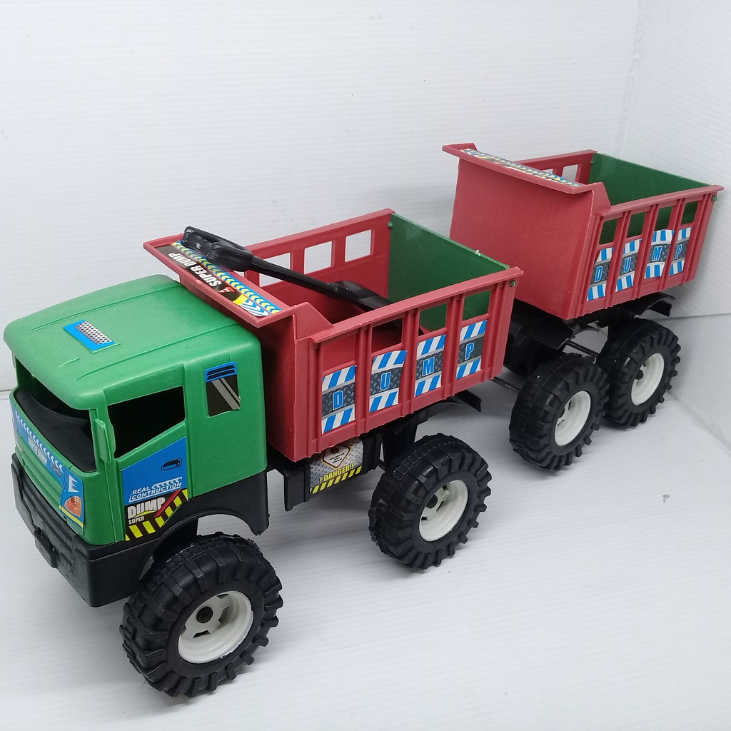 mainan_mu/ Mainan Mobil Truk Gandeng Mobil Truck Mobil Bak Pengangkut / Mobil-Mobilan / Toys bisa CO