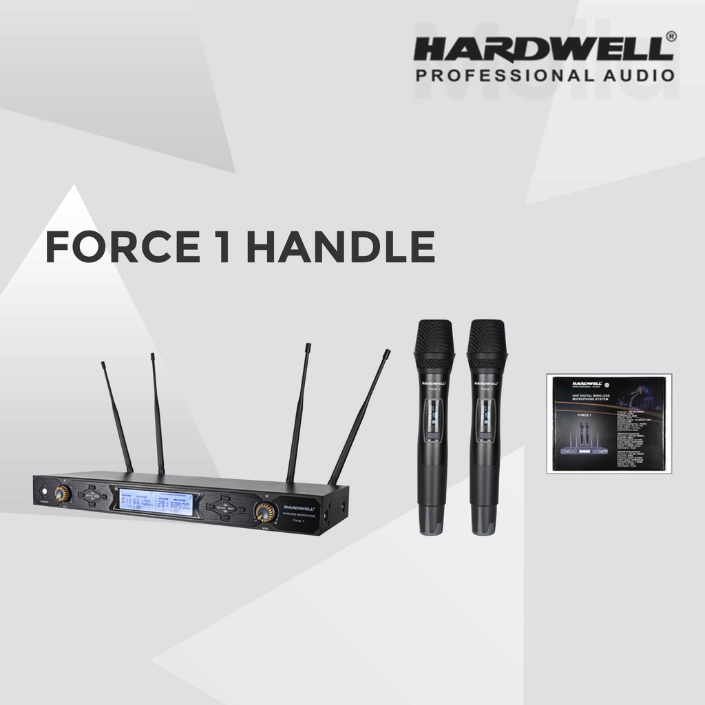 Mic Wireless Hardwell Force 1 / Force1 / Force-1 Original Handle