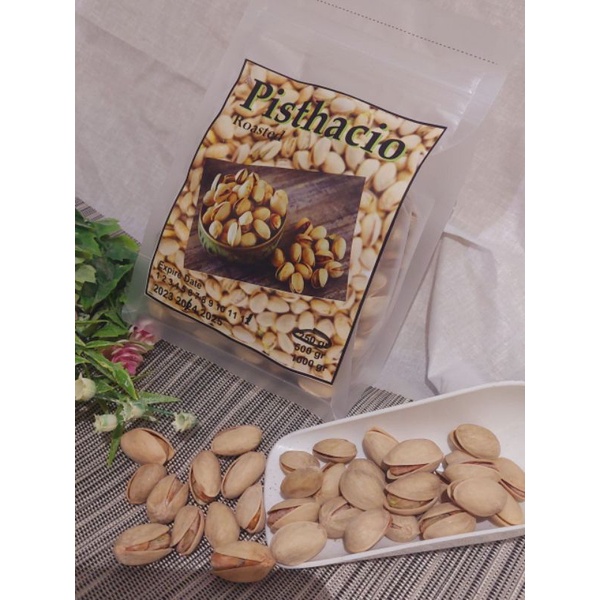 Pistachio Roasted/Kacang Pistachio Panggang Premium 250gr Renyah Gurih Fresh Enak oleh oleh haji umroh Distributor jakarta