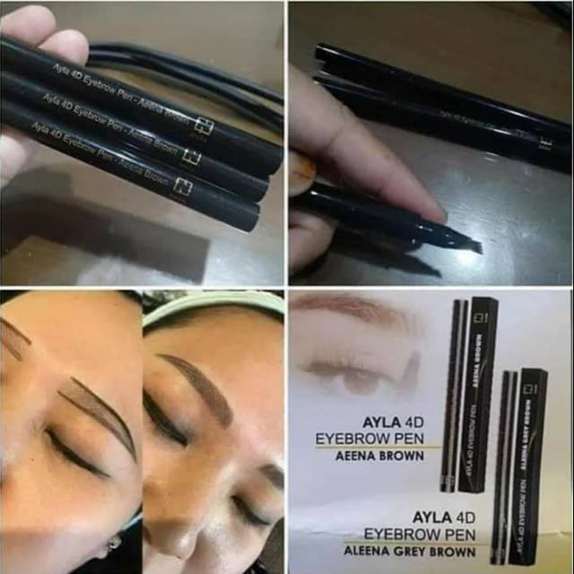 PENSIL ALIS KEKINIAN SULAM ALIS PRAKTIS AYLA 4D EYEBROW PEN