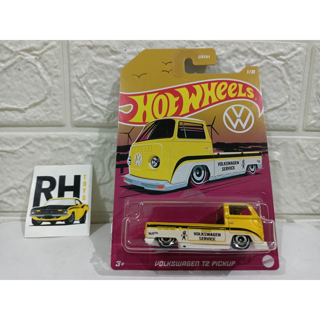 Hot Wheels Volkswagen T2 Pickup kuning VW Series
