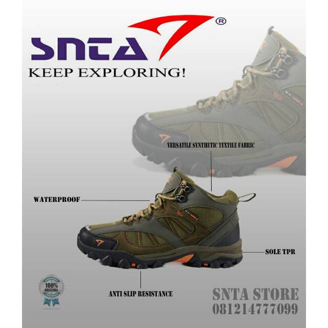 SEPATU GUNUNG SNTA - SEPATU HIKING SNTA - SEPATU SNTA - SNTA - SNTA ORIGINAL