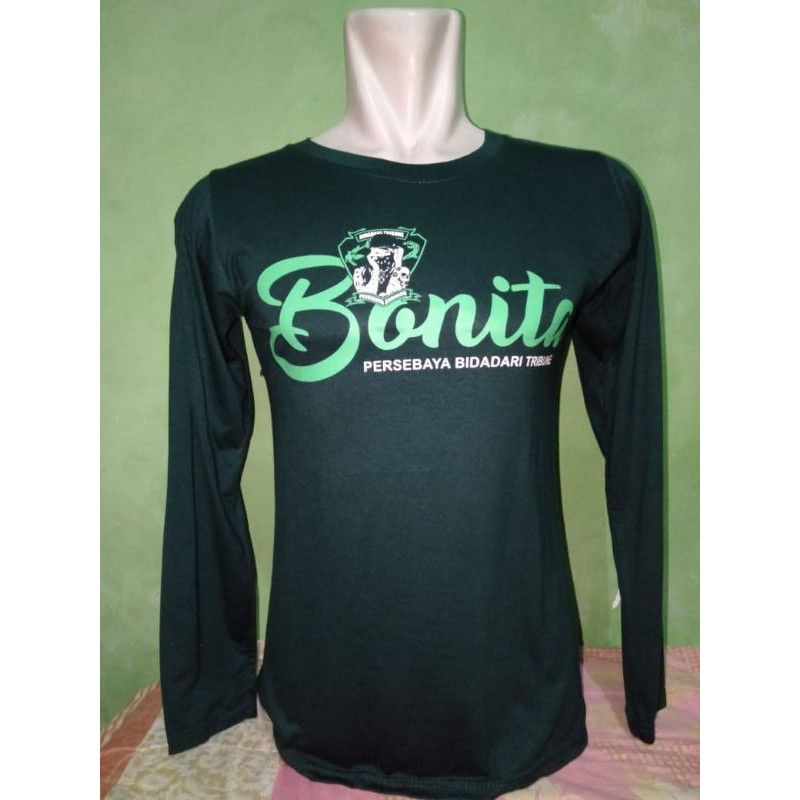 KAOS LENGAN PANJANG BONITA PERSEBAYA HIJAU TERBARU 2020