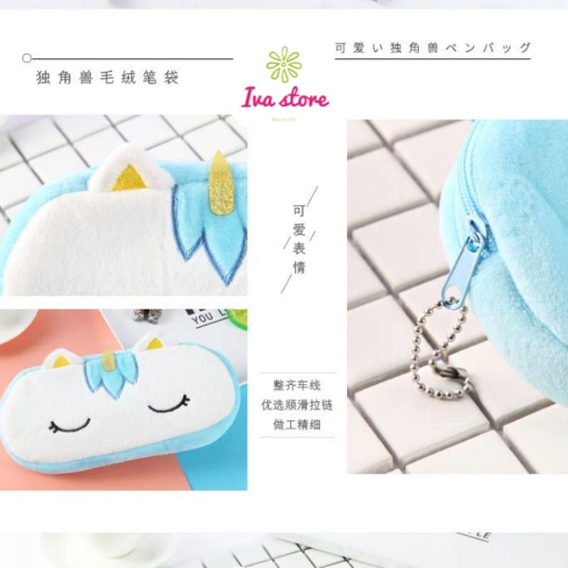 Tempat Pensil Unicorn importt plush