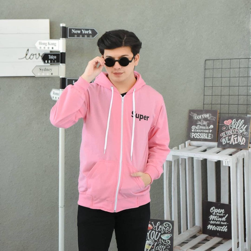 Nara Grosir - Super Zipper Hodie | Fashion Terkini | Fashion Termurah