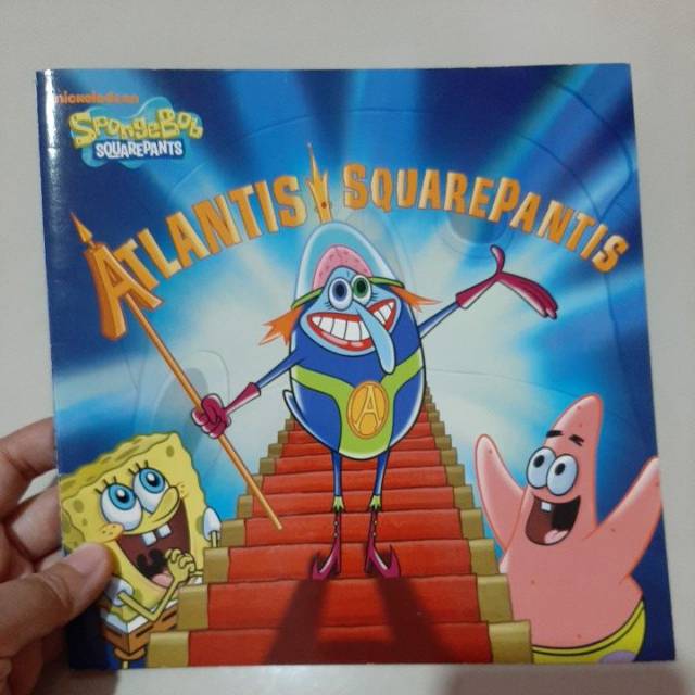 Buku cerita anak spongebob atlantis bahasa inggris