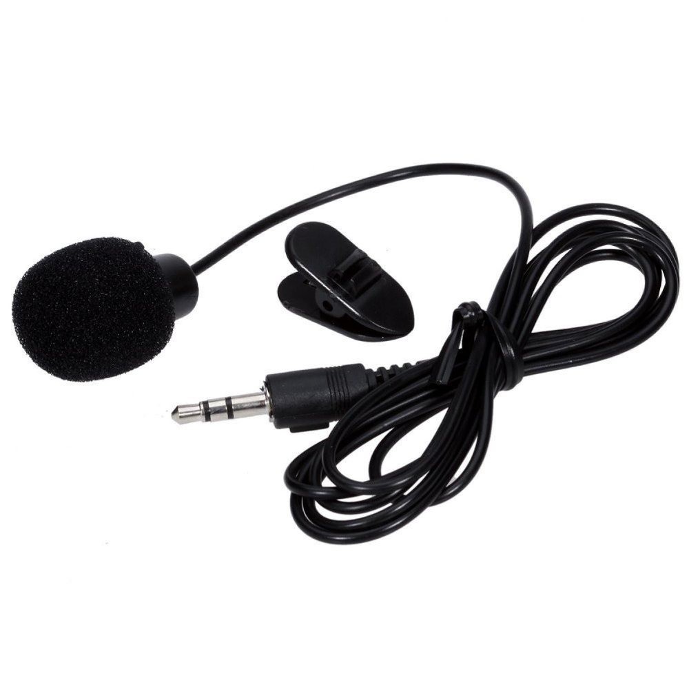 Trend-GROSIR Mini Mic CLIP ON Microphone with Clip 3.5mm - 2 Line