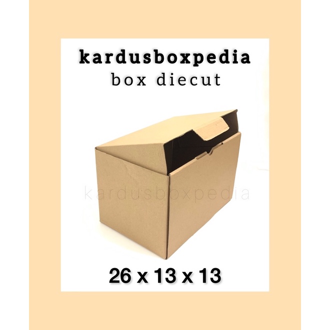 

corrugated box pizza / diecut uk 26x13x13