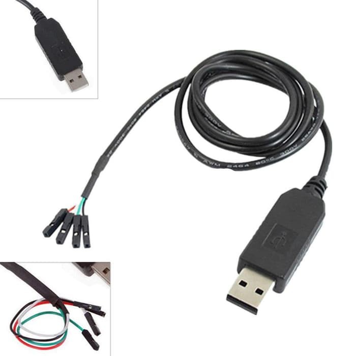 Kabel USB to TTL RS232 Serial Converter PL2303 HX Cable Brick Adapter