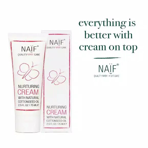 naif nurturing baby cream