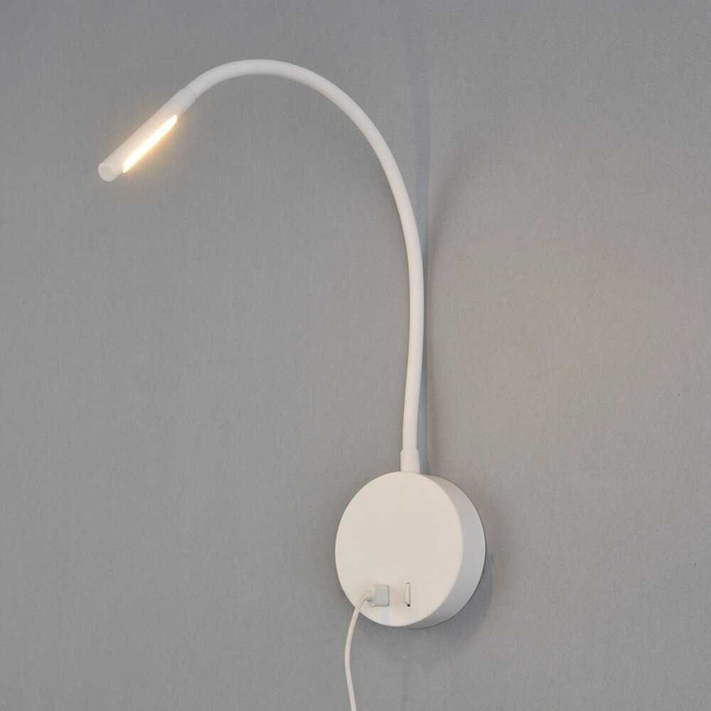 Lampu Tempel Baca LED Reading Lamp 3W Warm White Switch On Off Lamp Penerang Temperatur Belajar Minimalis Berkualitas