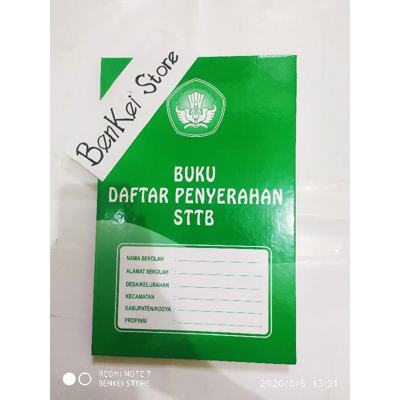 

Buku Daftar Penyerahan STTB // Administrasi Sekolah (FREE PACKING BUBBLE WRAP)