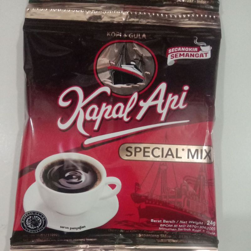 

KOPI KAPAL API SPECIAL MIX/KOPI HITAM/ KOPI SACHET