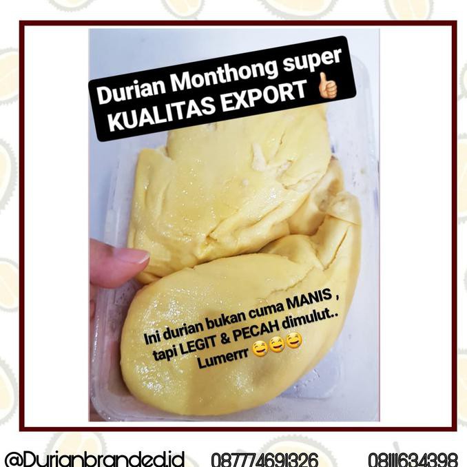 

Dijual Monthong Premium , Kualitas Export Terlaris