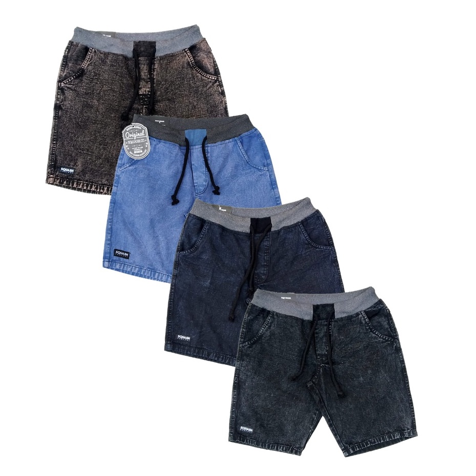 Celana Pendek Pria Cowok Dewasa Chino Rip Karet Pinggang Kolor Chinos Katun