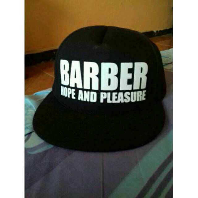 TOPI SNAPBACK BARBER HOPE & PLEASURE - LIN SHOP