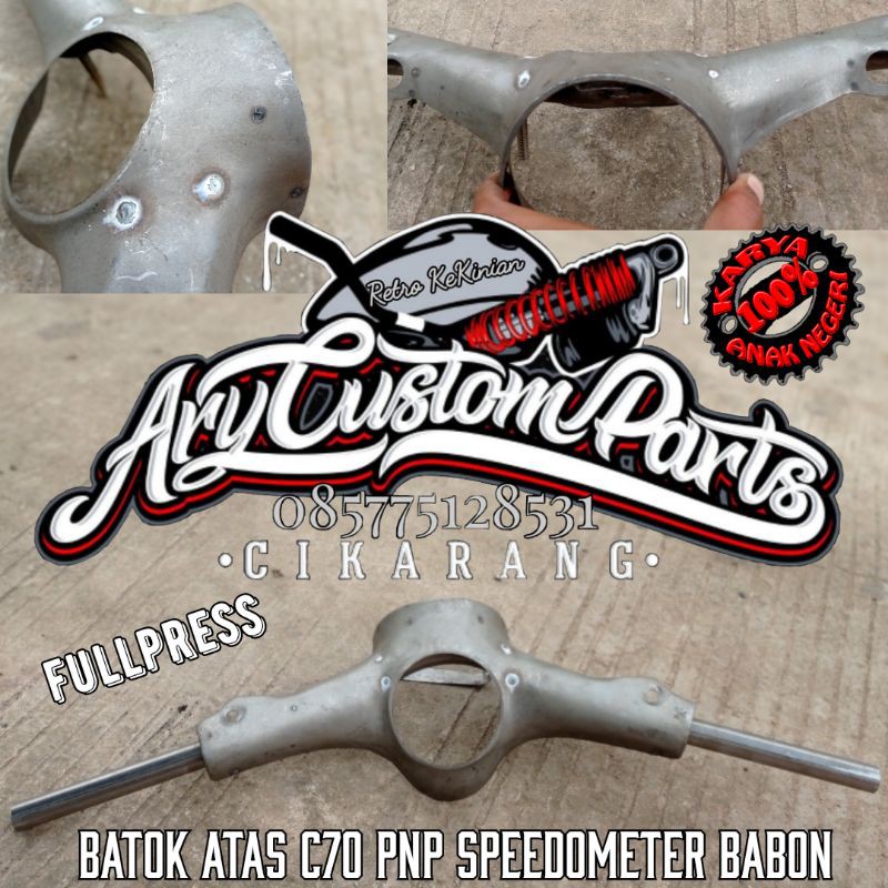 batok kepala atas c70 racing pnp speedometer babon digital