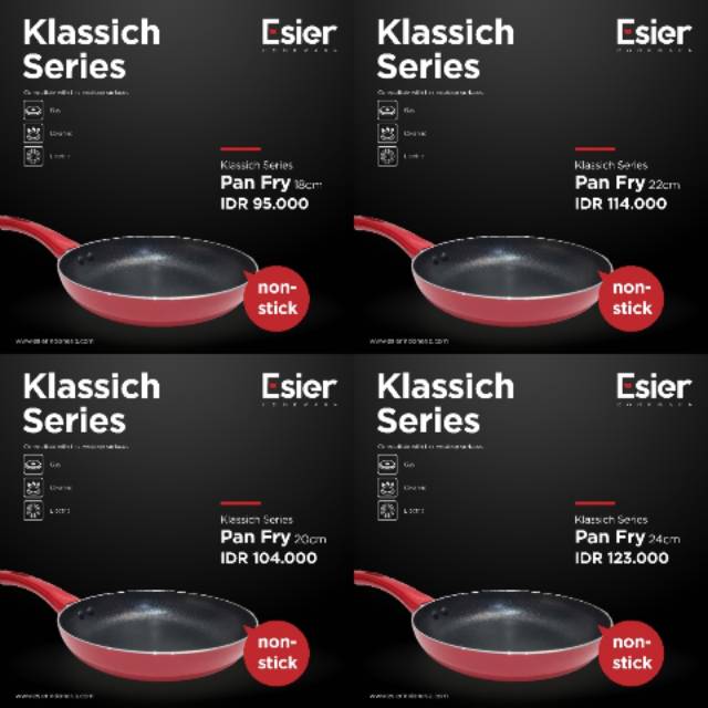 Esier klassich series teflon murah